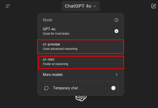 ChatGPT Model Picker